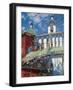 Vue Du Clocher Du Monastere Des Grottes De Pskov (Monastere De La Dormition De Pskov-Petchory Ou P-Sergei Arsenevich Vinogradov-Framed Giclee Print