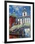 Vue Du Clocher Du Monastere Des Grottes De Pskov (Monastere De La Dormition De Pskov-Petchory Ou P-Sergei Arsenevich Vinogradov-Framed Giclee Print