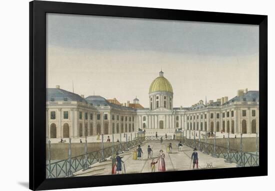 Vue du collège des Nations prise du pont des Arts-null-Framed Giclee Print