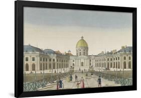 Vue du collège des Nations prise du pont des Arts-null-Framed Giclee Print