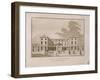 Vue du collège impérial, place Cambrai, rue Saint-Jacques (Collège de France)-null-Framed Giclee Print