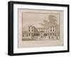 Vue du collège impérial, place Cambrai, rue Saint-Jacques (Collège de France)-null-Framed Giclee Print