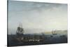 Vue du Golfe de Bandol, pêche au thon-Claude Joseph Vernet-Stretched Canvas
