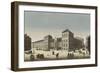 Vue du palais Bourbon-null-Framed Giclee Print