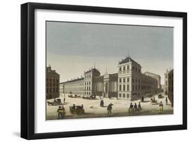 Vue du palais Bourbon-null-Framed Giclee Print