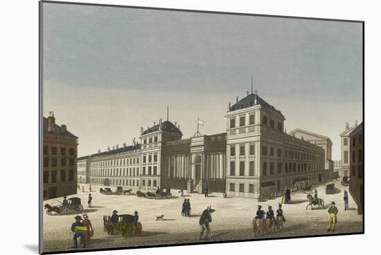 Vue du palais Bourbon-null-Mounted Giclee Print