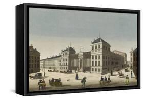 Vue du palais Bourbon-null-Framed Stretched Canvas