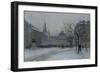 Vue du palais de Justice de Paris : façade sur le Boulevard du Palais-Emile Cagniart-Framed Giclee Print