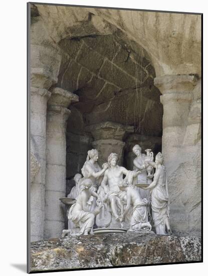 Vue du parc : bosquet des Bains d'Apollon : "Apollon servi par les Nymphes"-François Girardon-Mounted Giclee Print