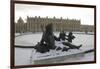 Vue du parc, parterre d'eau, bassin nord, margelle ouest : la Seine-Hongre Etienne Le-Framed Giclee Print