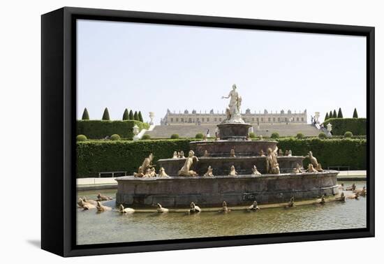 Vue du parc : parterre de Latone-Gaspard Marsy-Framed Stretched Canvas