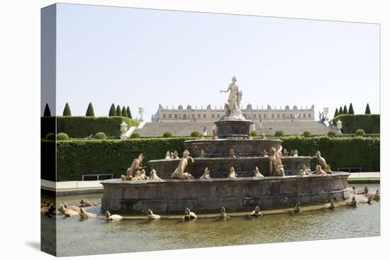 Vue du parc : parterre de Latone-Gaspard Marsy-Stretched Canvas