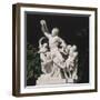 Vue du parc : statue: demi-lune du parterre de Latone côté nord : "Laocoon et ses fils étouffés-Jean-Baptiste Tuby-Framed Giclee Print
