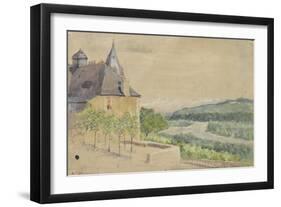 Vue du Parlement de Navarre-null-Framed Giclee Print