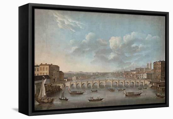 Vue Du Pont De Westminster'-null-Framed Stretched Canvas