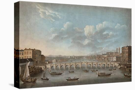 Vue Du Pont De Westminster'-null-Stretched Canvas