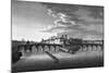 Vue du Pont-Neuf et de la Cite, prise de la Galerie d'Apollon-null-Mounted Giclee Print