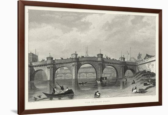 Vue Du Pont Neuf-A. Pugin-Framed Art Print