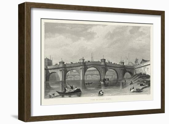 Vue Du Pont Neuf-A. Pugin-Framed Premium Giclee Print