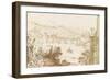 Vue du Ponte Molle, prise de la Villa Madama-Giovanni Francesco Grimaldi-Framed Giclee Print