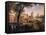 Vue du port de la Rochelle-Claude Joseph Vernet-Framed Stretched Canvas