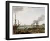 Vue du port de Rochefort-Claude Joseph Vernet-Framed Giclee Print