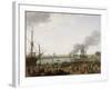Vue du port de Rochefort-Claude Joseph Vernet-Framed Giclee Print