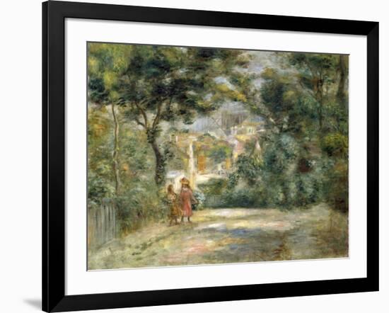 Vue du Sacre Coeur, 1905-Pierre-Auguste Renoir-Framed Giclee Print