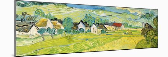 Vue ensoleille près d'Auvers-Vincent Van Gogh-Mounted Art Print
