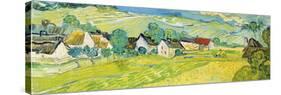 Vue ensoleille près d'Auvers-Vincent Van Gogh-Stretched Canvas