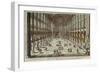 Vue et perspective du dedans de l'eglise Cathedrale de Notre-Dame de Paris-Antoine Aveline-Framed Giclee Print