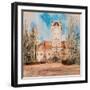 Vue Exterieure Du Chateau De Greillenstein En Autriche - Peinture De Anton Romako (1832-1889), 1885-Anton Romako-Framed Giclee Print