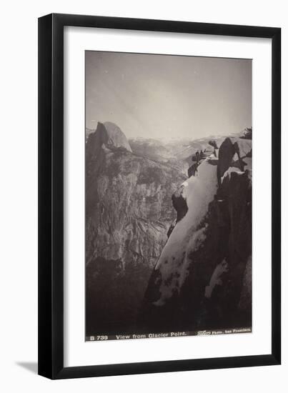 Vue générale de Glacier Point, Yosemite-Carleton Emmons Watkins-Framed Giclee Print