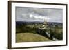 Vue générale de la ville de Saint-Lô-Jean-Baptiste-Camille Corot-Framed Giclee Print