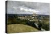 Vue générale de la ville de Saint-Lô-Jean-Baptiste-Camille Corot-Stretched Canvas
