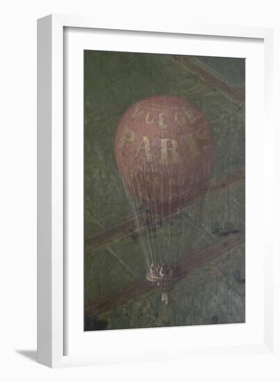 Vue générale de Paris, prise de l'Observatoire, en ballon-Victor Navlet-Framed Giclee Print