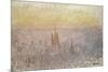 Vue générale de Rouen-Claude Monet-Mounted Giclee Print