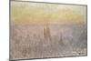 Vue générale de Rouen-Claude Monet-Mounted Giclee Print