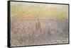 Vue générale de Rouen-Claude Monet-Framed Stretched Canvas