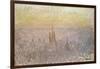 Vue générale de Rouen-Claude Monet-Framed Giclee Print