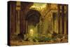 Vue Imaginaire de la Grande Galerie en Ruins-Hubert Robert-Stretched Canvas