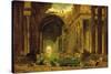 Vue Imaginaire de la Grande Galerie en Ruins-Hubert Robert-Stretched Canvas