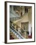 Vue intérieure. Appartements de Napoléon III : Escalier d'honneur, rez-de-chaussée-null-Framed Giclee Print