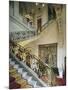 Vue intérieure. Appartements de Napoléon III : Escalier d'honneur, rez-de-chaussée-null-Mounted Giclee Print