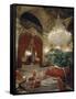Vue intérieure. Appartements de Napoléon III : Grand salon d'angle et Salon-Théâtre-null-Framed Stretched Canvas