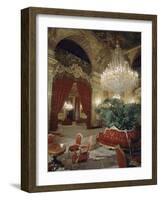 Vue intérieure. Appartements de Napoléon III : Grand salon d'angle et Salon-Théâtre-null-Framed Giclee Print