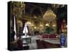 Vue intérieure. Appartements de Napoléon III : Grand salon d'angle-null-Stretched Canvas
