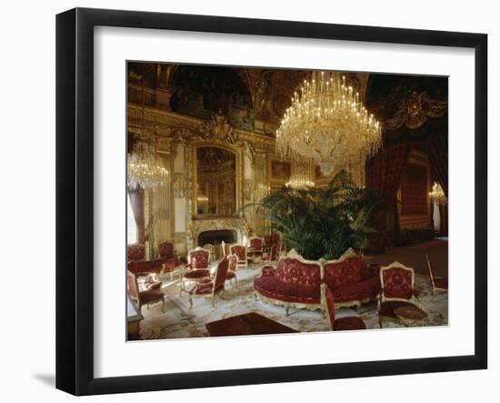 Vue intérieure. Appartements de Napoléon III : Grand salon d'angle-null-Framed Giclee Print