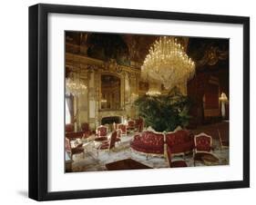 Vue intérieure. Appartements de Napoléon III : Grand salon d'angle-null-Framed Giclee Print