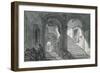 Vue intérieure du Capitole ; Cour du Palazzo Vecchio à Florence ; Vue intérieure du Colisée-Jacques-Louis David-Framed Giclee Print